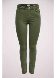 Pantalon slim vert ONLY femme