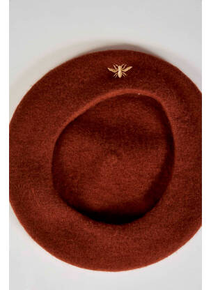 Bonnet marron ONLY femme