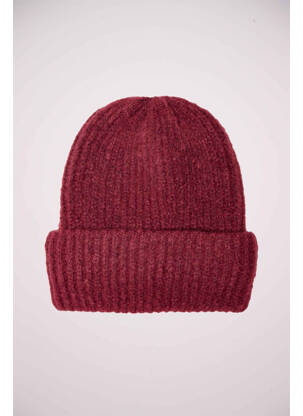 Bonnet rouge JACQUELINE DE YONG pour femme