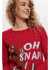 Pull rouge ONLY pour femme seconde vue