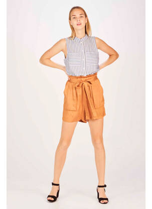 Short marron ONLY femme