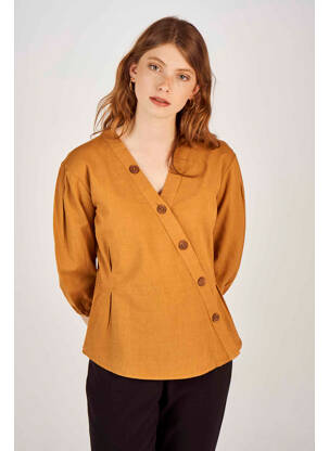 Top marron ONLY femme