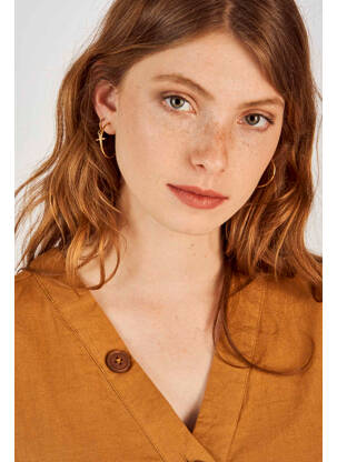 Top marron ONLY femme