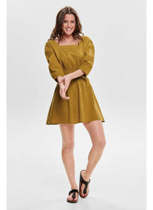 Robe courte marron ONLY femme