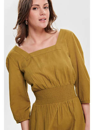 Robe courte marron ONLY femme