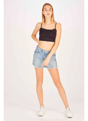 Short bleu ONLY femme