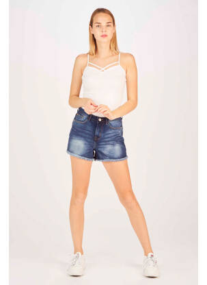 Short bleu ONLY femme
