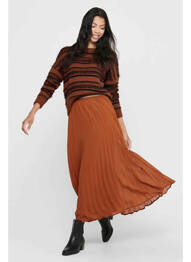 Jupe longue marron ONLY femme