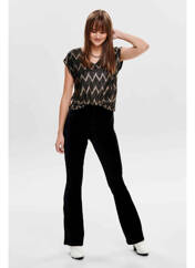 Pantalon large noir ONLY pour femme seconde vue