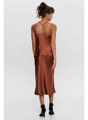 Débardeur marron JACQUELINE DE YONG femme