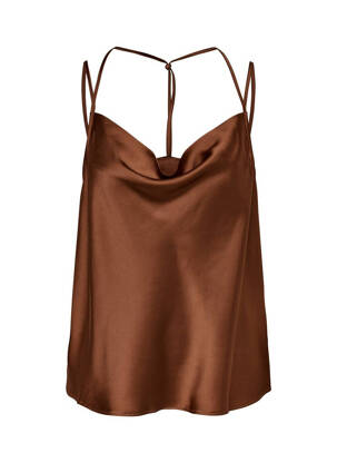 Débardeur marron JACQUELINE DE YONG femme
