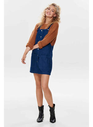 Robe courte bleu ONLY femme