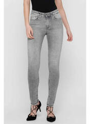 Jeans skinny gris ONLY pour femme seconde vue