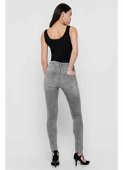 Jeans skinny gris ONLY pour femme seconde vue