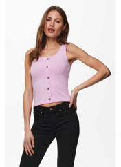 Débardeur rose ONLY pour femme seconde vue