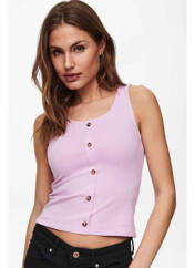 Débardeur rose ONLY pour femme seconde vue