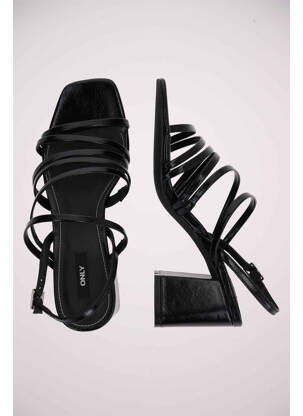 Sandales/Nu pieds noir ONLY pour femme