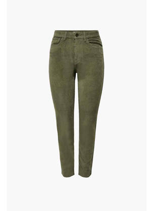 Pantalon slim vert ONLY pour femme