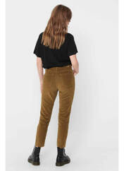 Pantalon droit marron ONLY pour femme seconde vue