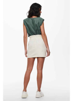 Jupe courte beige ONLY femme