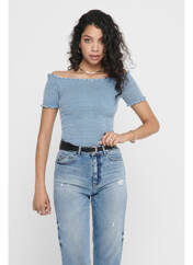 Top bleu ONLY pour femme seconde vue