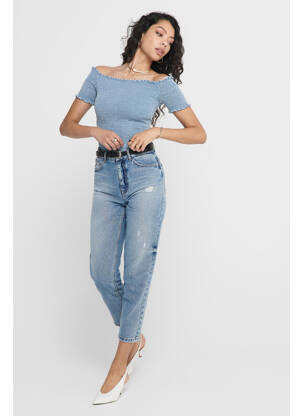 Top bleu ONLY femme