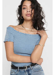 Top bleu ONLY pour femme seconde vue