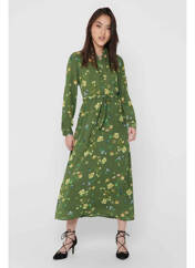 Robe longue vert ONLY pour femme seconde vue