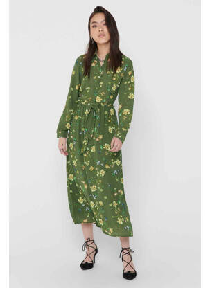 Robe longue vert ONLY femme