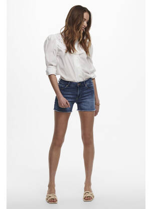 Short bleu ONLY femme