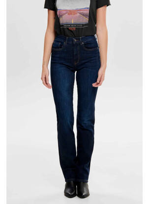 Jeans coupe droite bleu ONLY femme