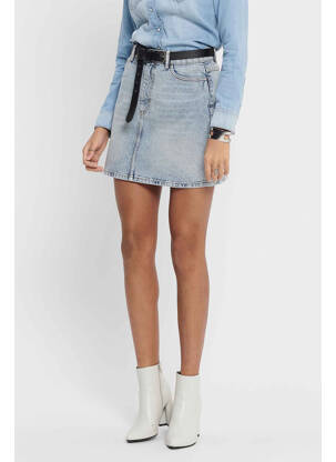 Jupe courte bleu ONLY pour femme