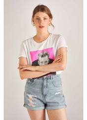 T-shirt blanc ONLY pour femme seconde vue