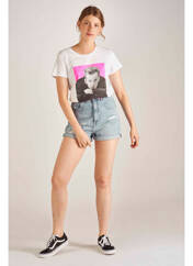 T-shirt blanc ONLY pour femme seconde vue