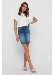 Jupe courte bleu ONLY pour femme seconde vue