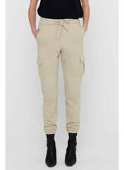 Pantalon cargo beige ONLY pour femme seconde vue