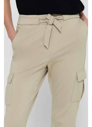 Pantalon cargo beige ONLY femme