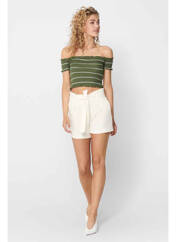 T-shirt vert JACQUELINE DE YONG pour femme seconde vue