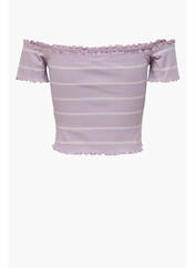 T-shirt violet JACQUELINE DE YONG pour femme seconde vue