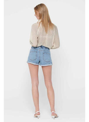 Short bleu ONLY femme