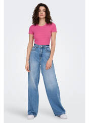 T-shirt rose ONLY pour femme seconde vue