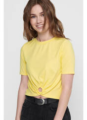 T-shirt jaune ONLY pour femme seconde vue