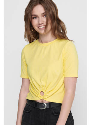 T-shirt jaune ONLY femme