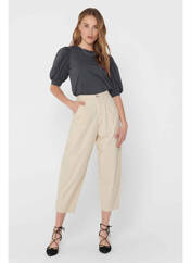 Pantalon 7/8 beige JACQUELINE DE YONG pour femme seconde vue