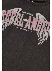 T-shirt noir ONLY pour fille seconde vue