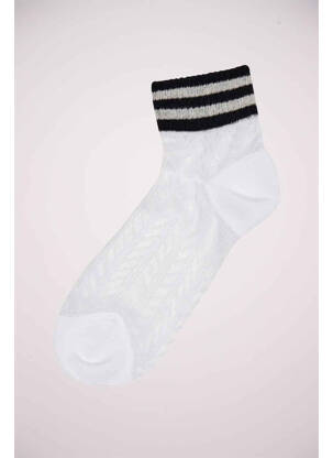 Chaussettes blanc ONLY femme