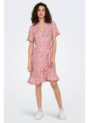 Robe mi-longue rose ONLY pour femme seconde vue