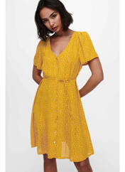 Robe courte jaune ONLY pour femme seconde vue