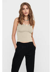 Débardeur beige ONLY pour femme seconde vue