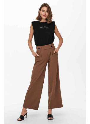 Pantalon flare noir JACQUELINE DE YONG femme
